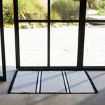 Patio Door Mat | Black Stripe-2