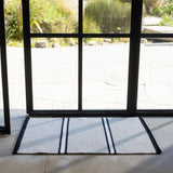 Patio Door Mat | Black Stripe-2
