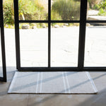 Patio Door Mat | White Stripe-2