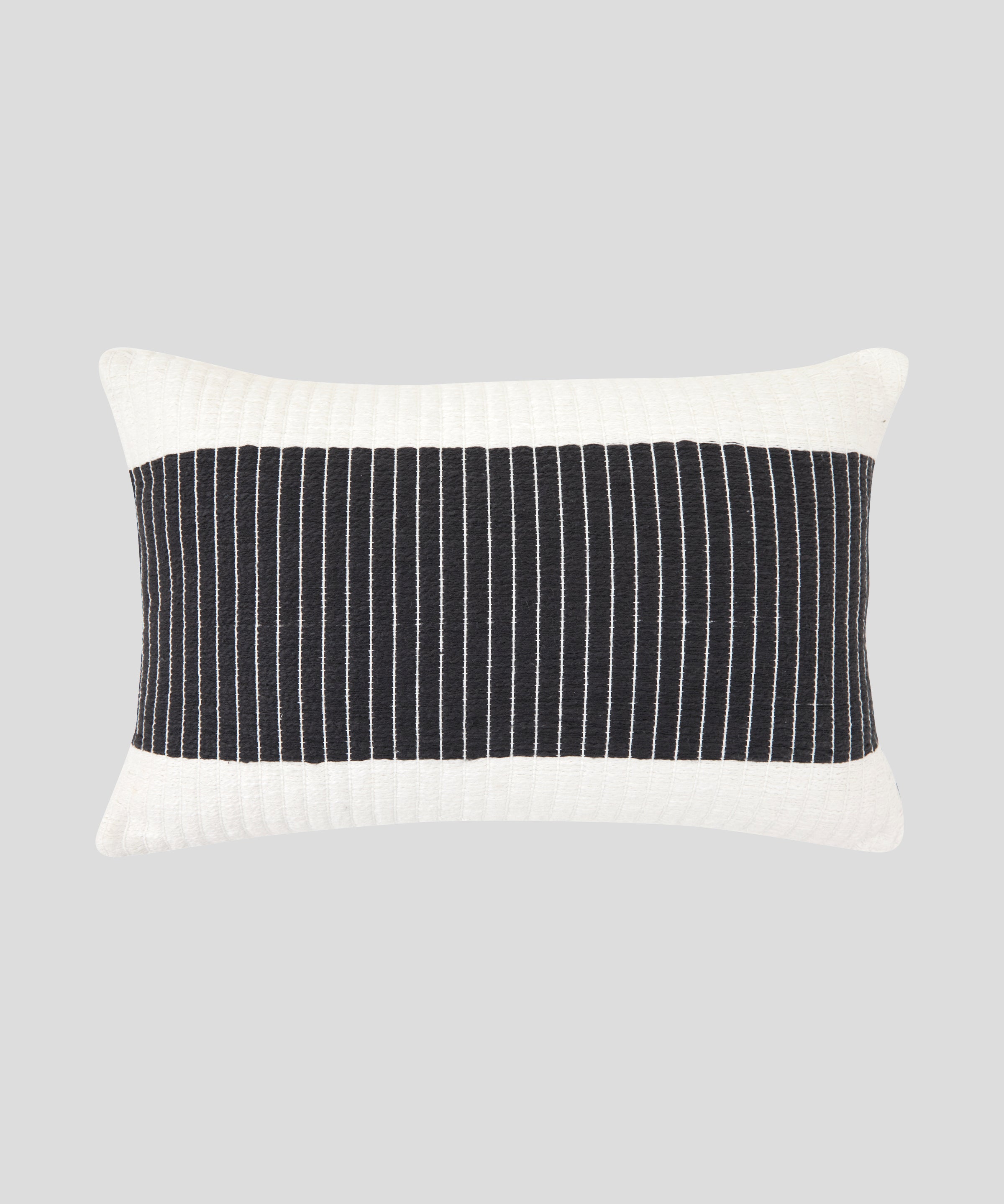 Pavilion Rectangle Cushion Cover | Charcoal-1