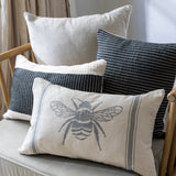 Pavilion Rectangle Cushion Cover | Charcoal-2