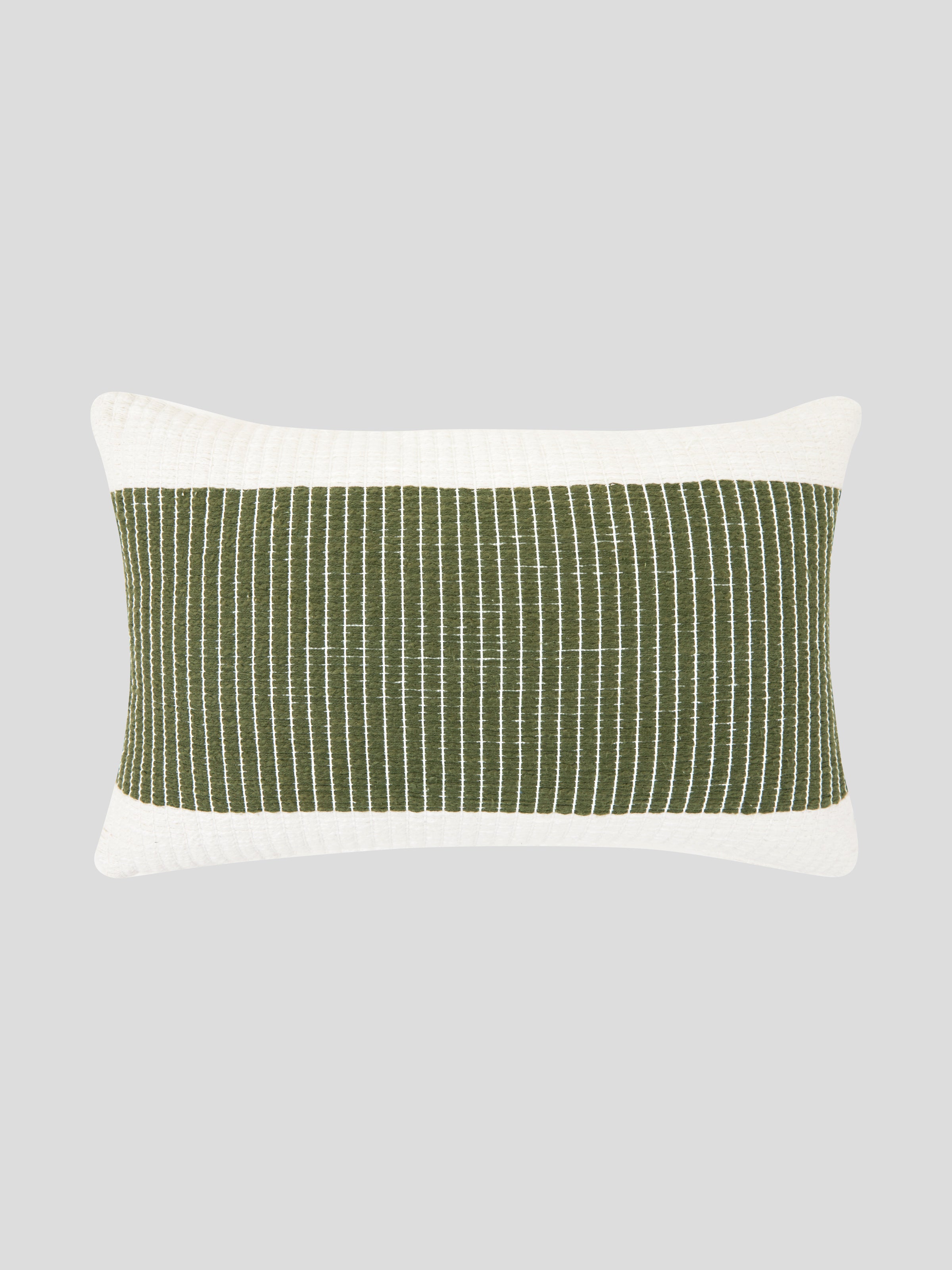 Pavilion Rectangle Cushion Cover | Olive-1
