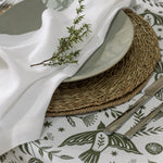 Peace Doves Tablecloth | Green-2