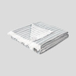 Peninsula Muslin Blanket | Blue Stripe-1
