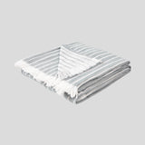 Peninsula Muslin Blanket | Blue Stripe-1