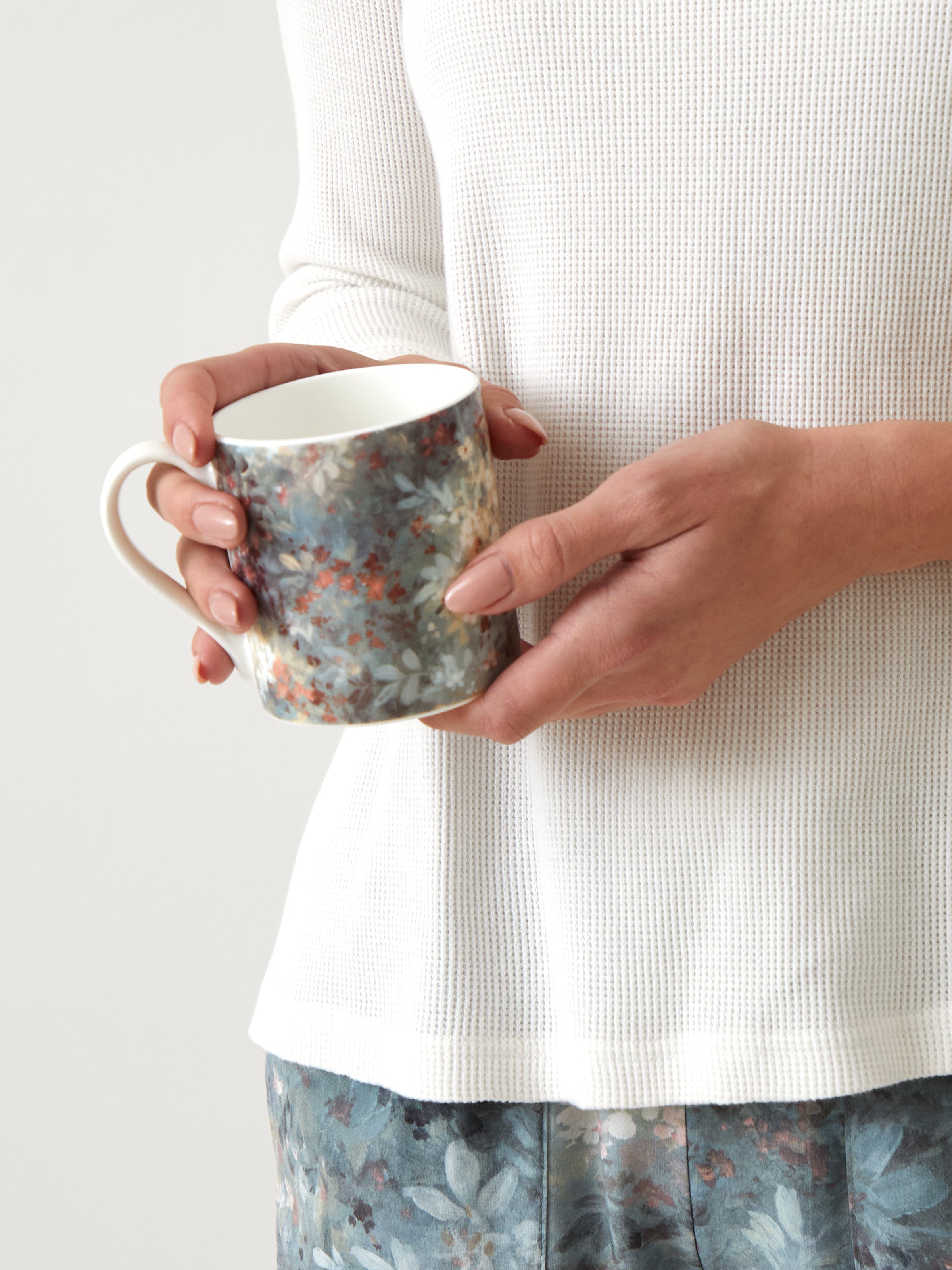 Petal Mirage Bone China Mug | Floral-2