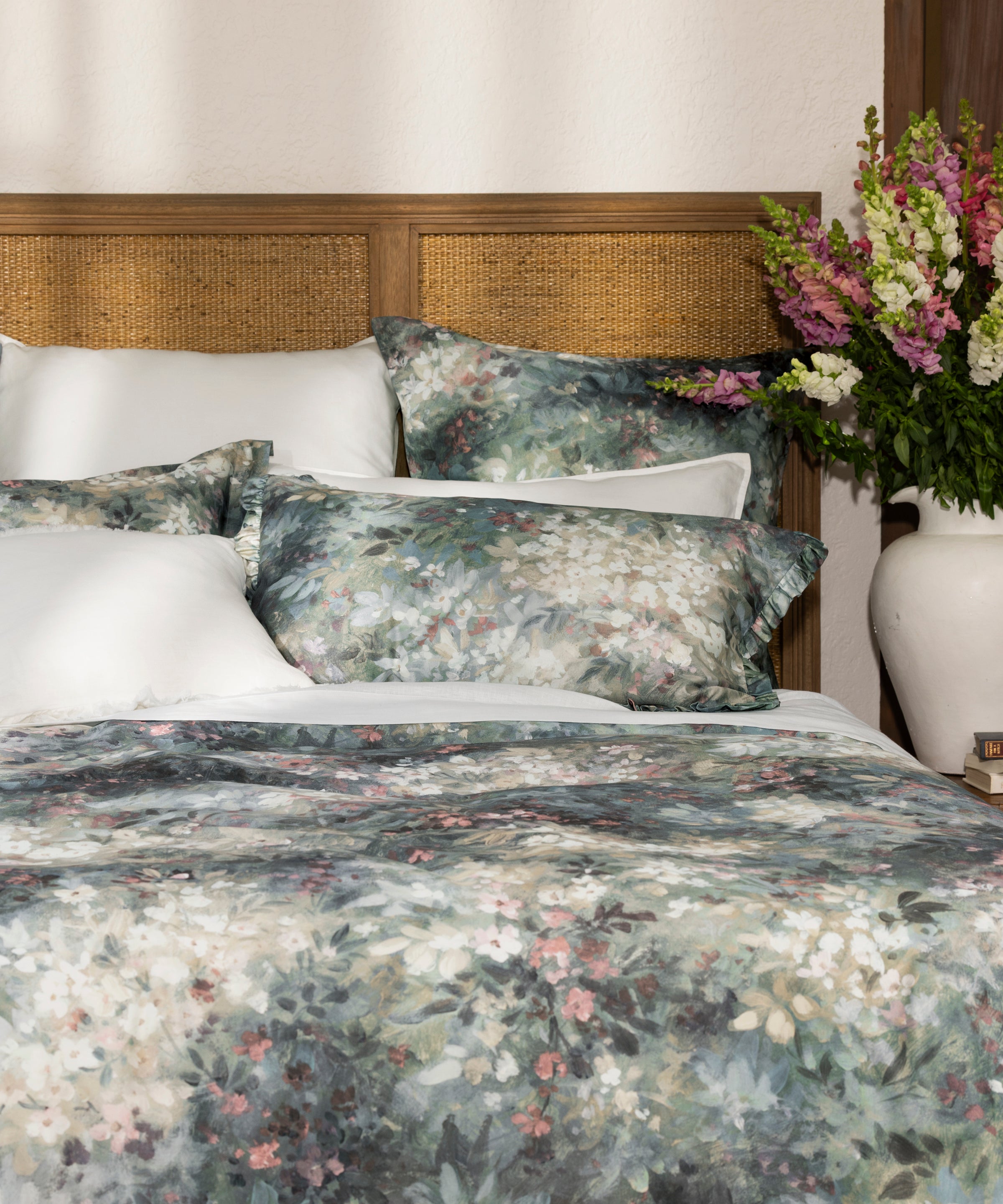 Petal Mirage European Pillowcase | Floral-2
