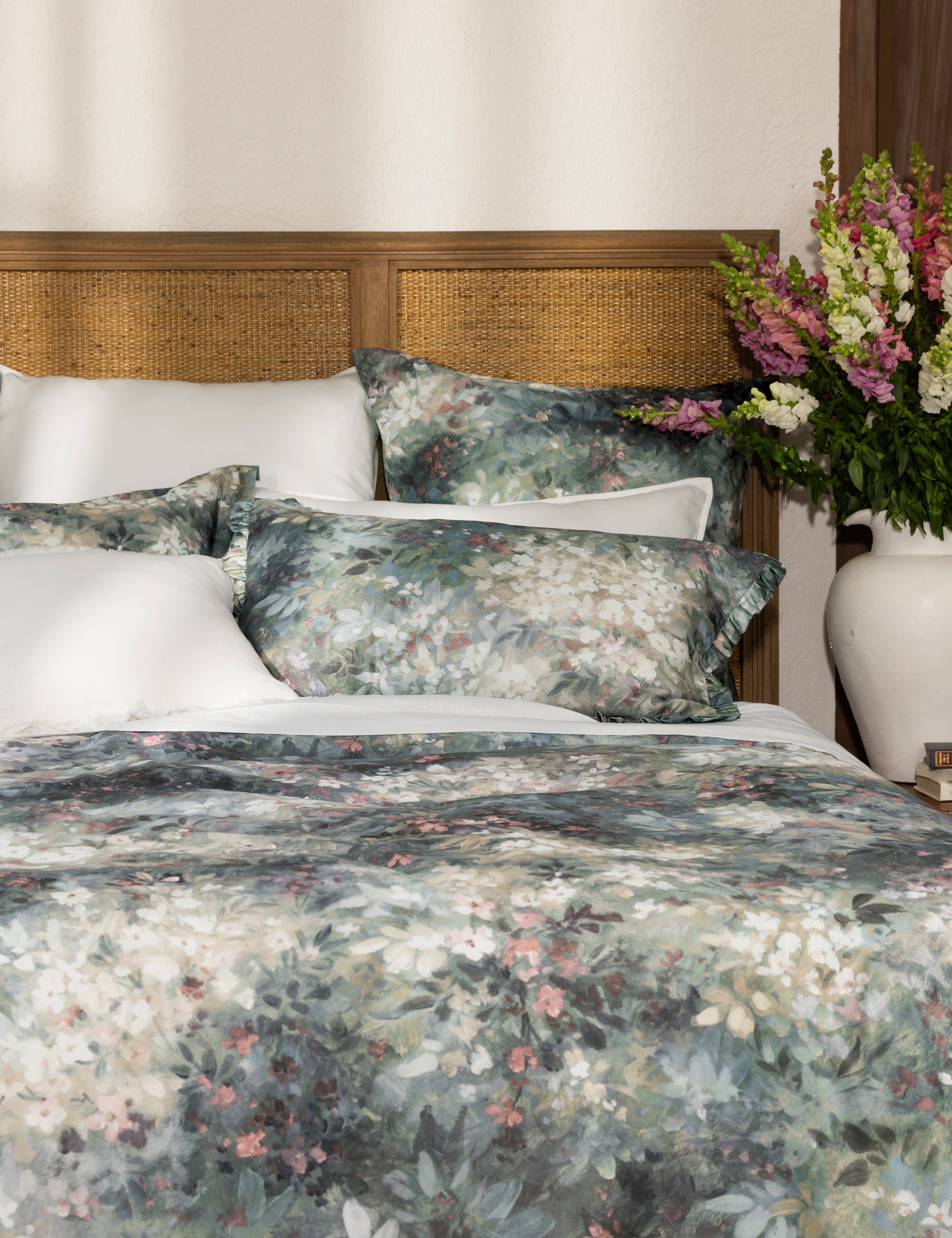 Petal Mirage European Pillowcase | Floral-2