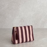 Tula Medium Bath Bag | Red/Pink Stripe-1