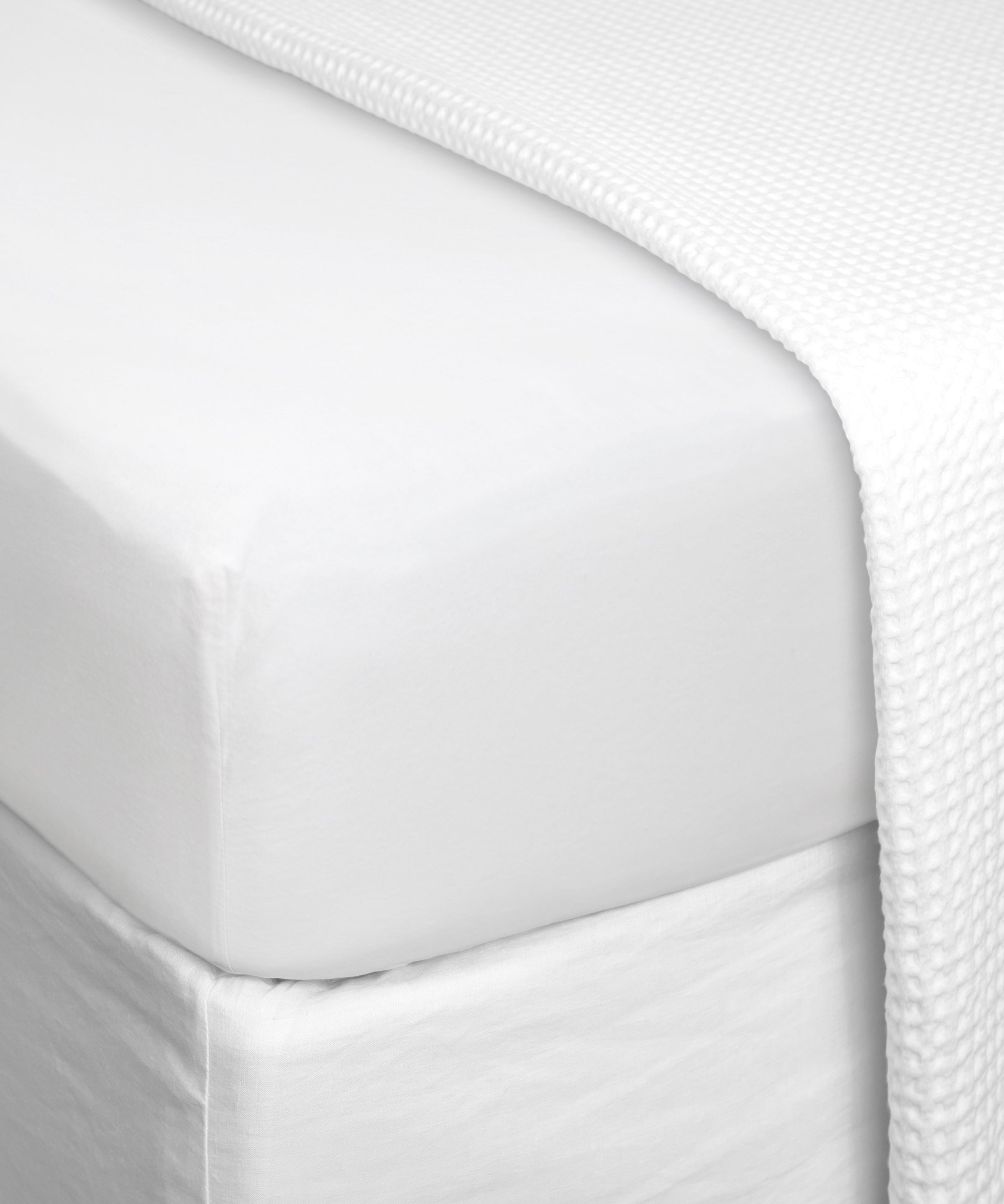 Pinnacle Flannel Fitted Sheet | White-1