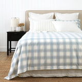 Pinnacle Flannel Reversible Duvet Cover Set | Blue-1