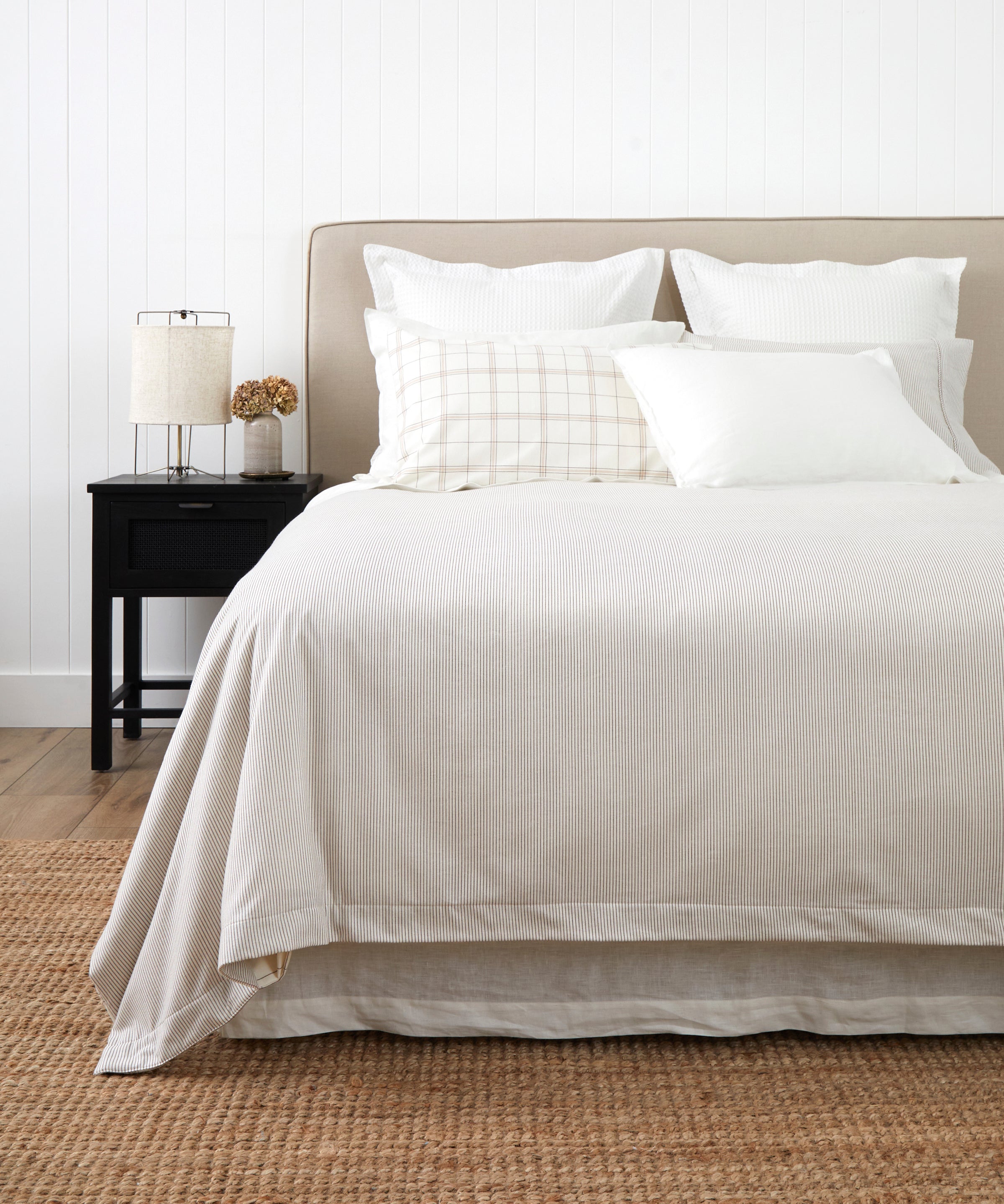 Pinnacle Flannel Reversible Duvet Cover Set | Cocoa-1
