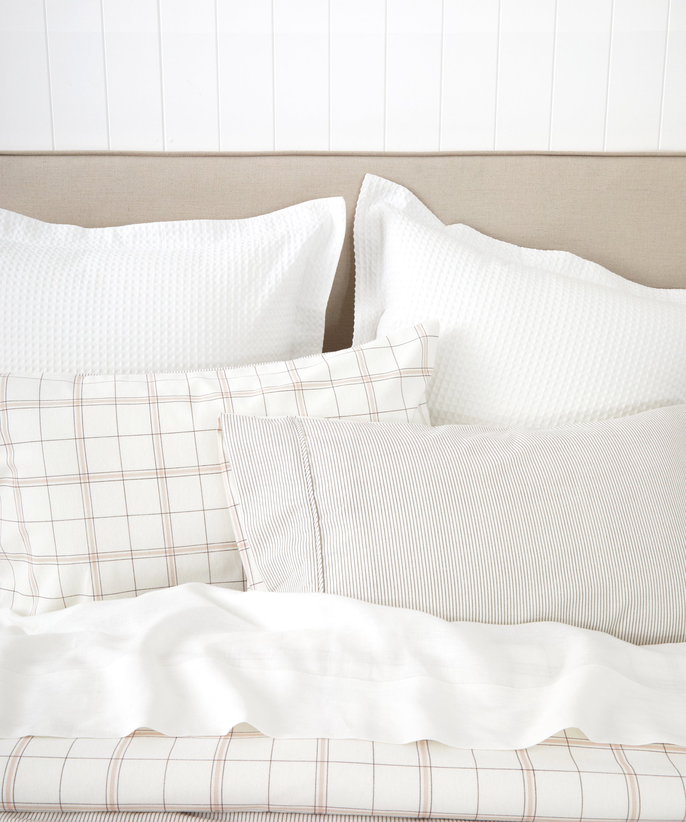Pinnacle Flannel Reversible Duvet Cover Set | Cocoa-2