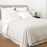 Pinnacle Flannel Reversible Duvet Cover Set | Cocoa-3