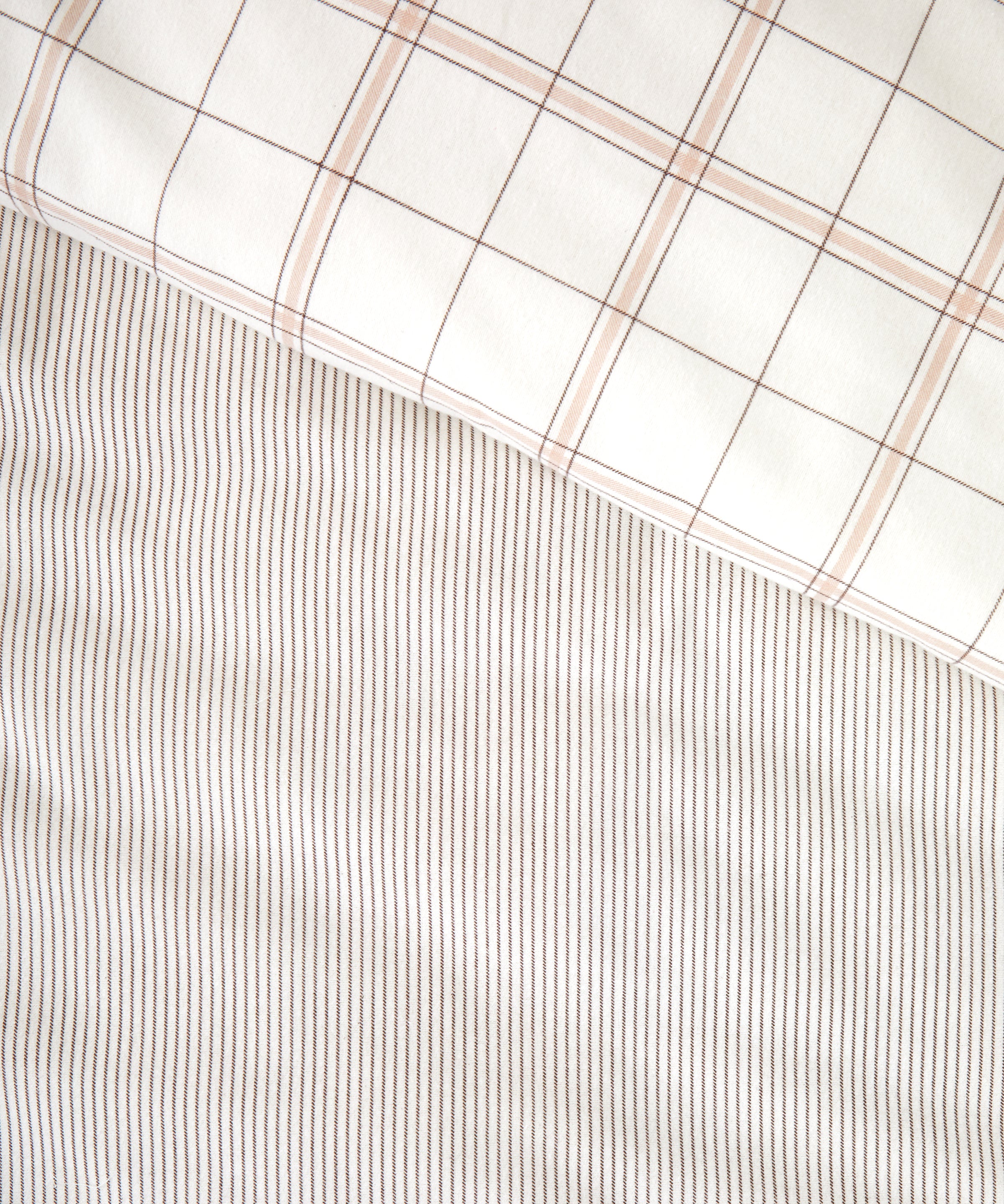 Pinnacle Flannel Reversible Duvet Cover Set | Cocoa-4