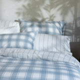 Pinnacle Flannel Sheet Set | Blue Check-2