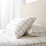 Pinnacle Flannel Sheet Set | Cocoa Check-1