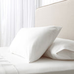 Pinnacle Flannel Sheet Set | White-1