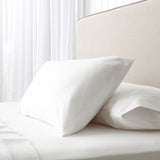 Pinnacle Flannel Sheet Set | White-1