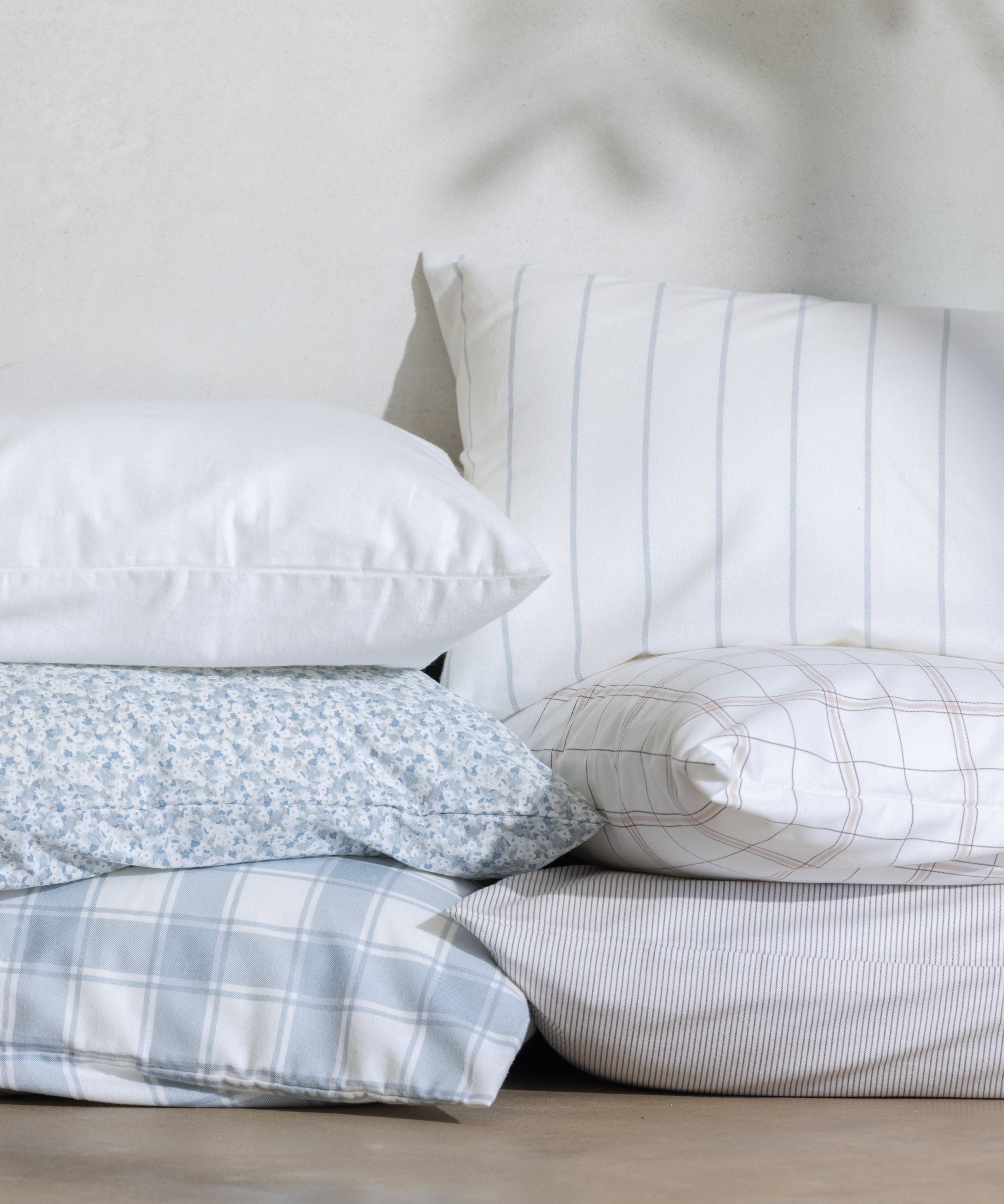 Pinnacle Flannel Sheet Set | White-2