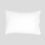 Pinnacle Flannel Standard Pillowcase Set | White-1
