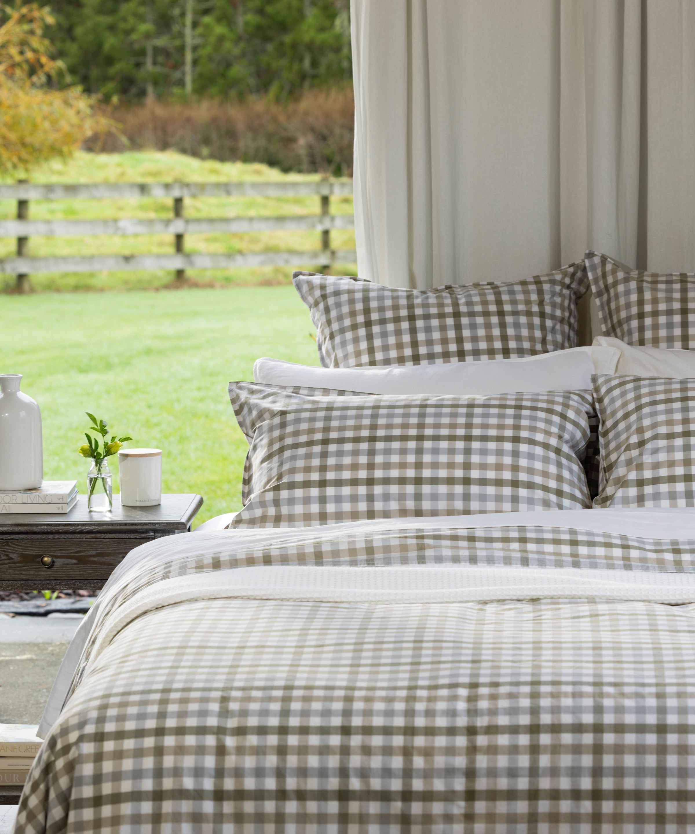 Portland Standard Pillowcase Set | Gingham-2