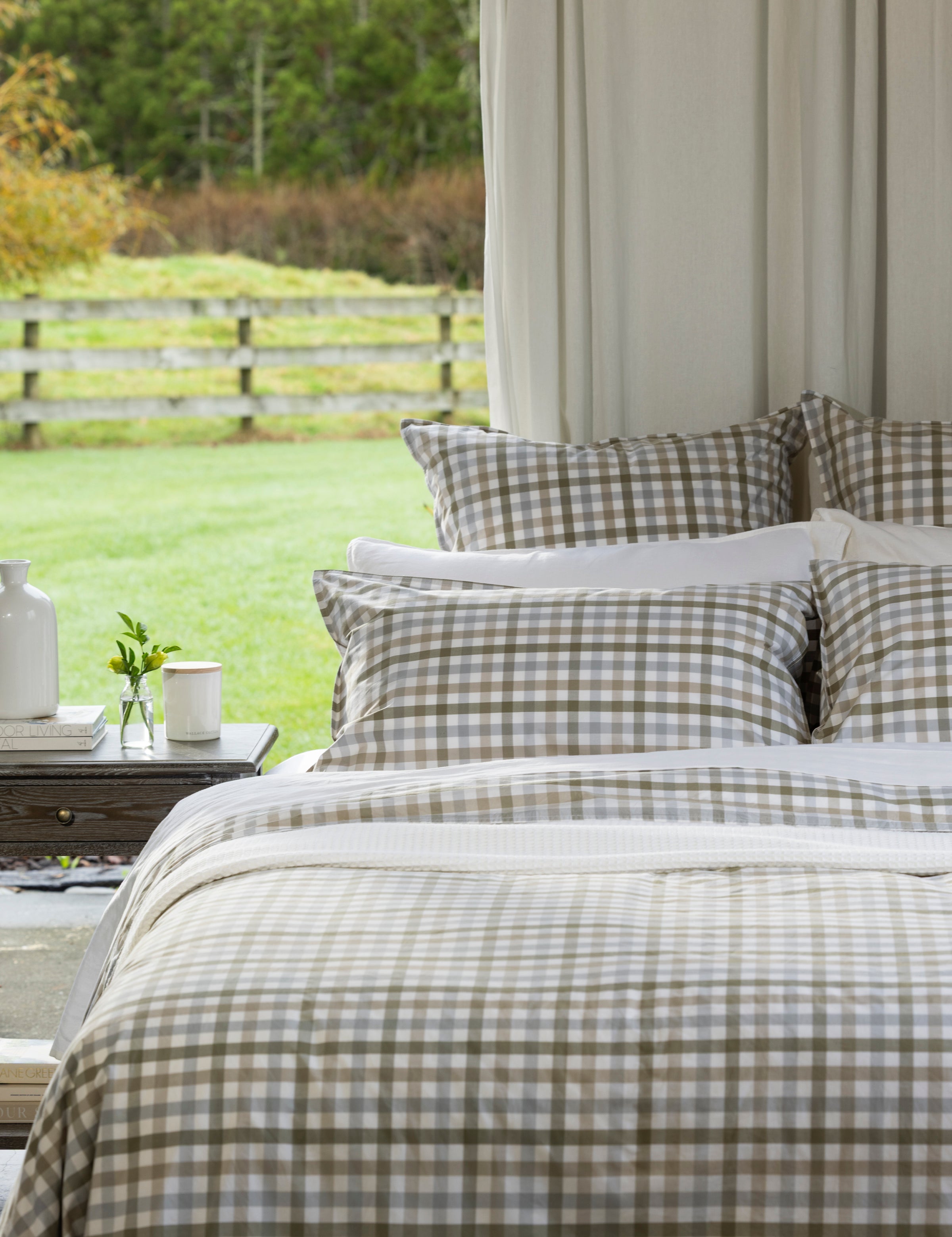 Portland Standard Pillowcase Set | Gingham-2