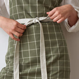 Potager Apron | Olive Check-2