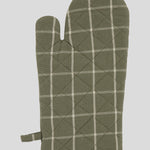 Potager Single Oven Glove | Olive Check-1