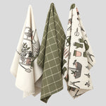 Potager Tea Towel Set of 3 | Multi-1