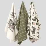 Potager Tea Towel Set of 3 | Multi-1