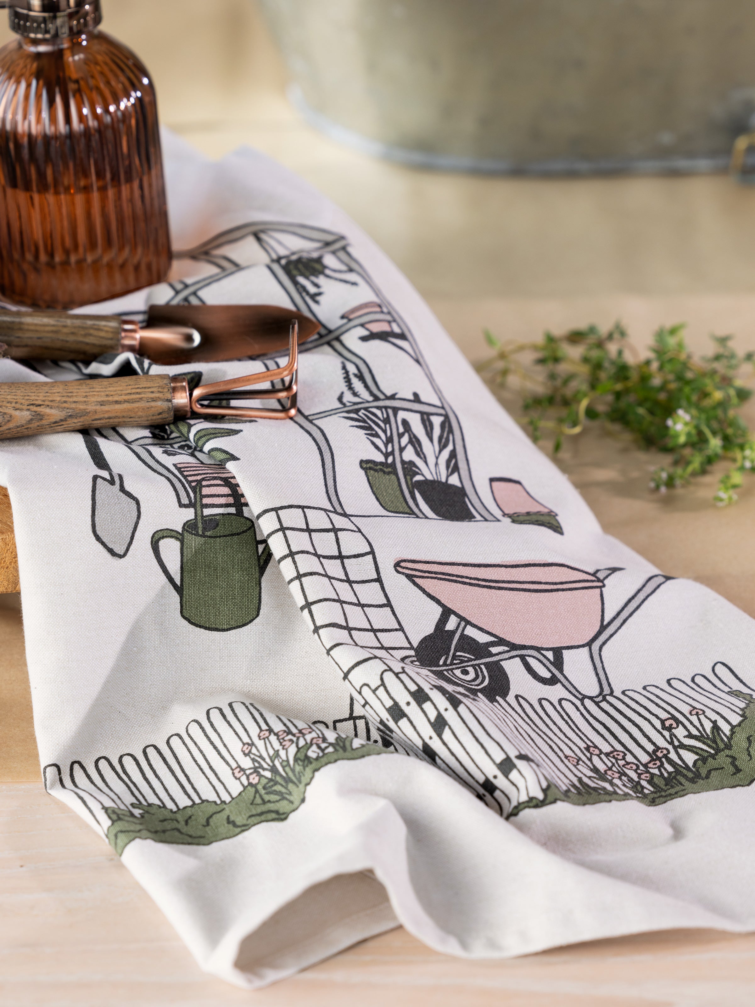 Potager Tea Towel Set of 3 | Multi-2