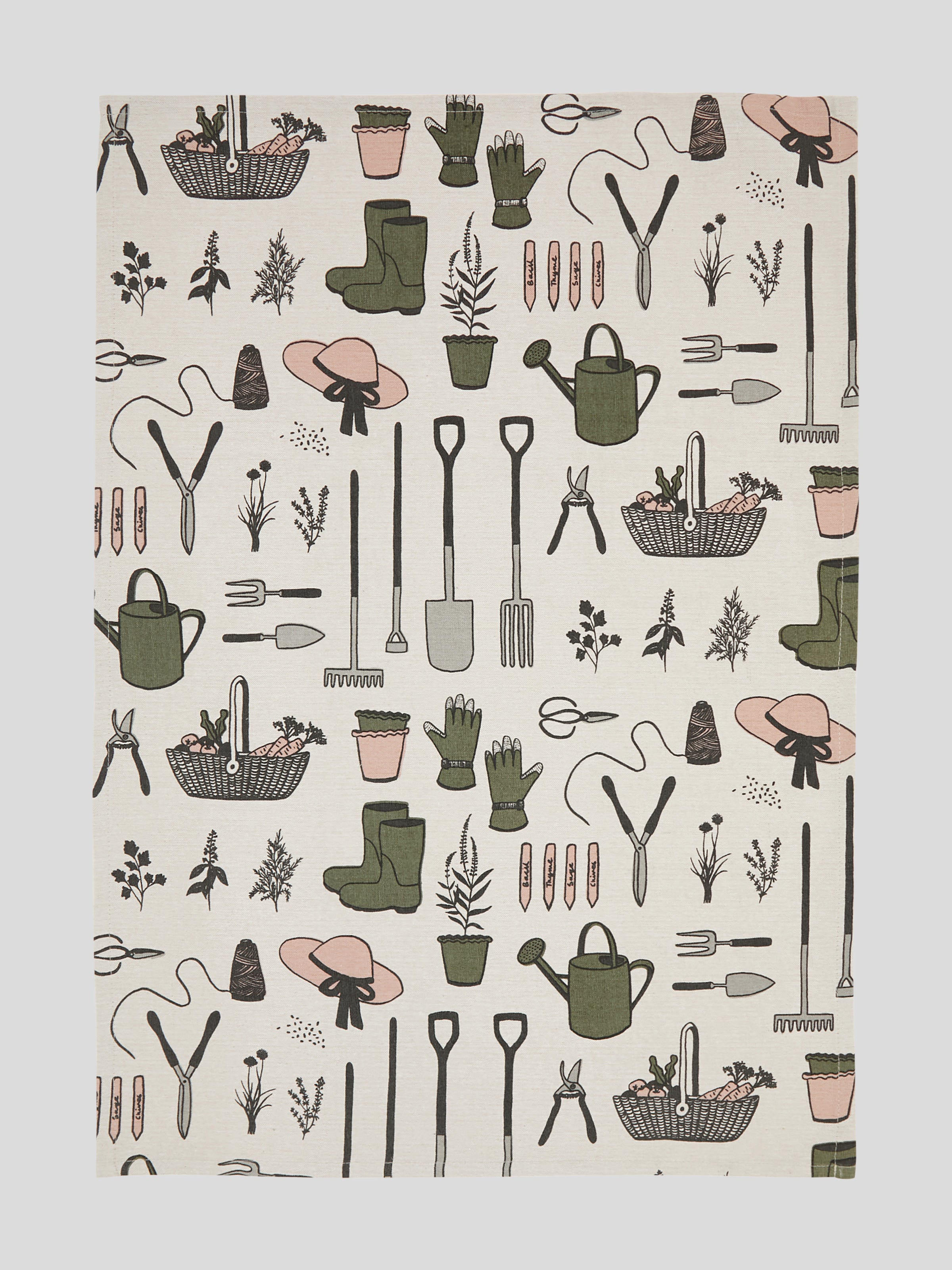 Potager Tea Towel Set of 3 | Multi-4