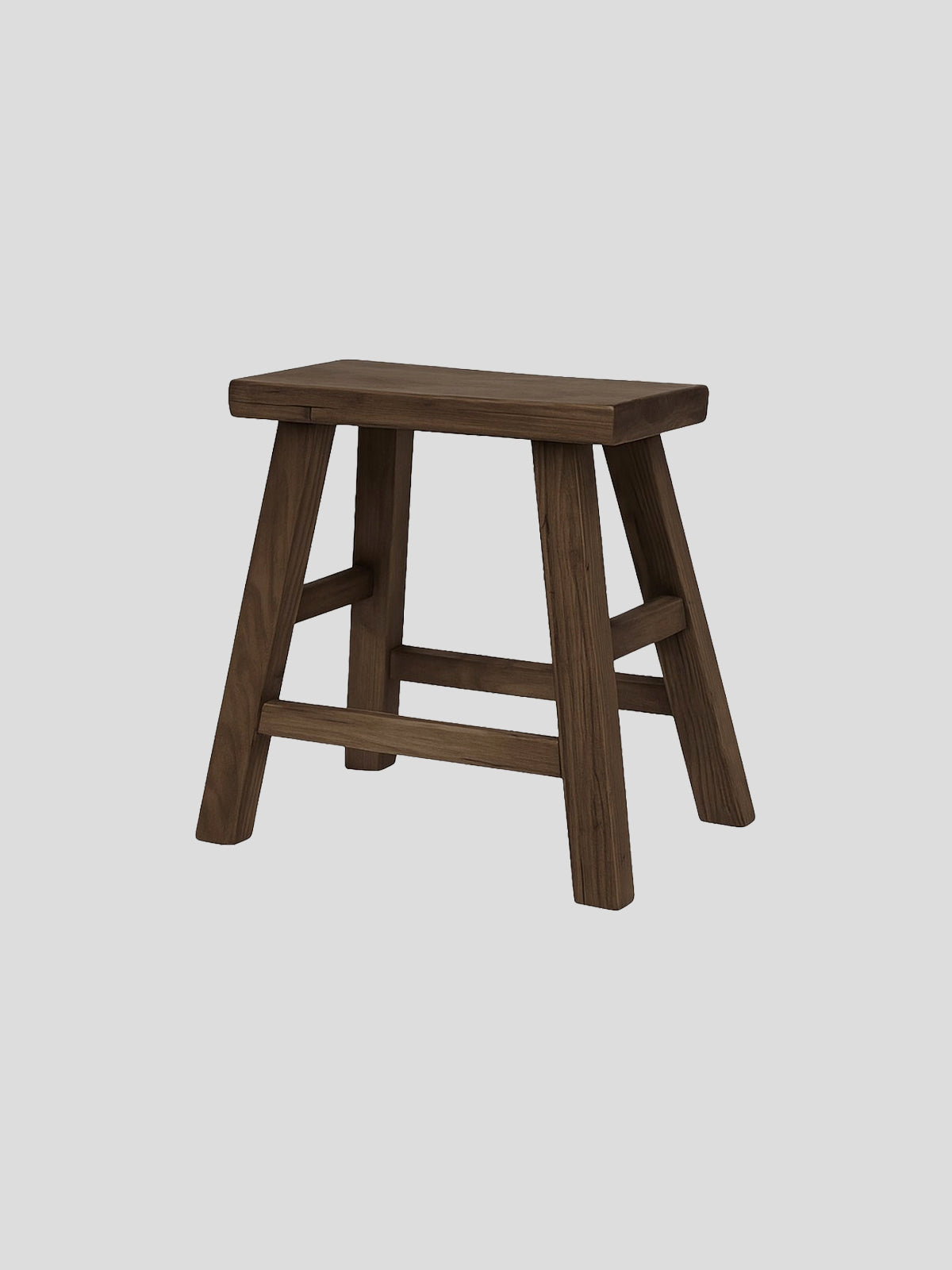 Province Rectangle Stool | Walnut-1