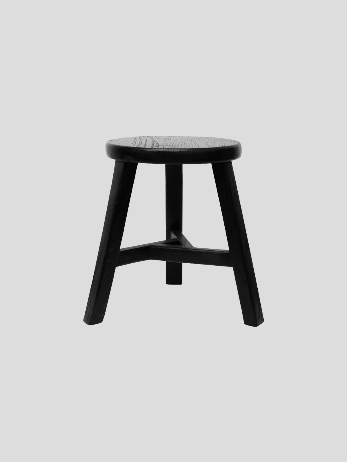Province Round Stool | Black-1