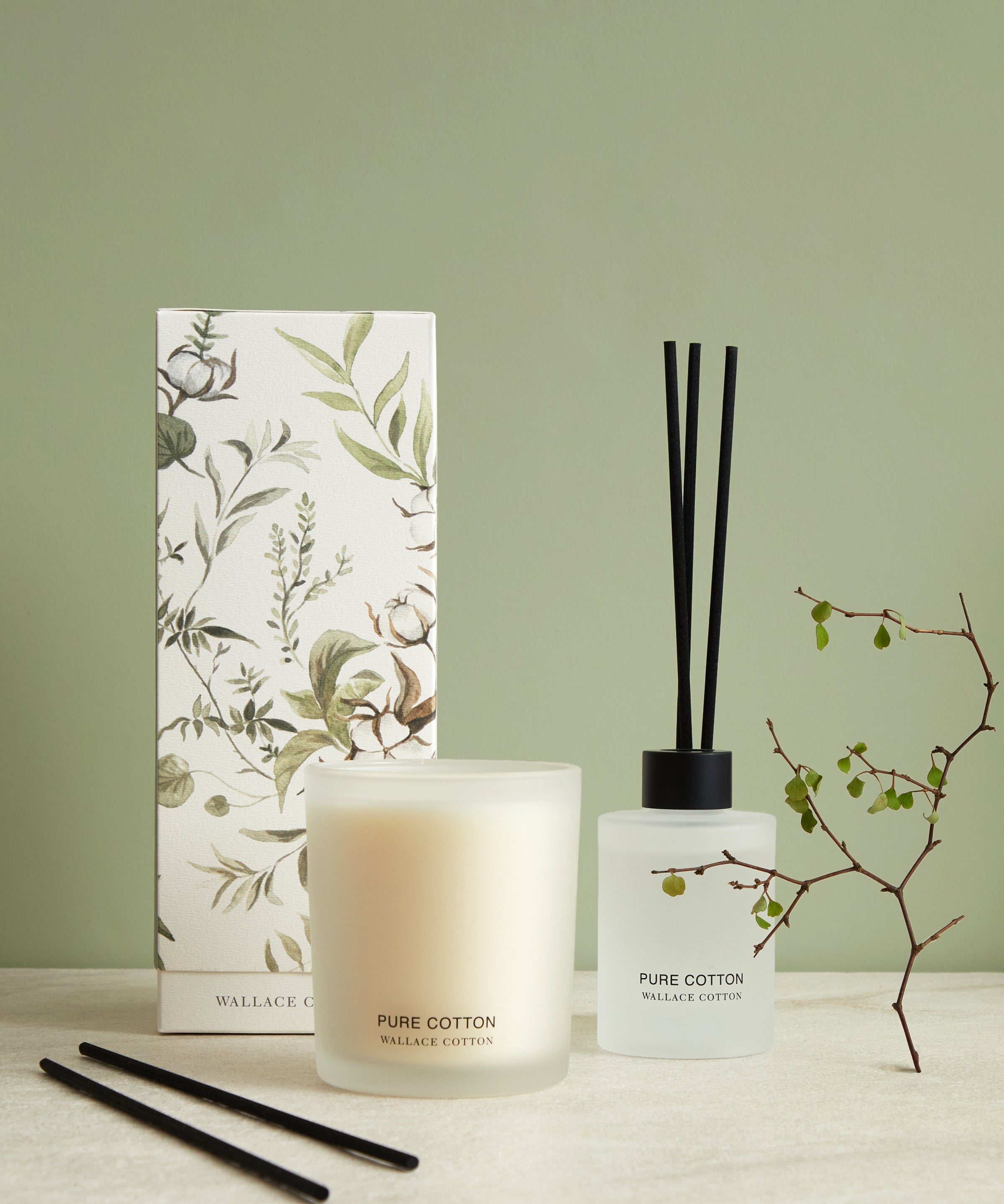 Pure Cotton Candle 300g | White-2