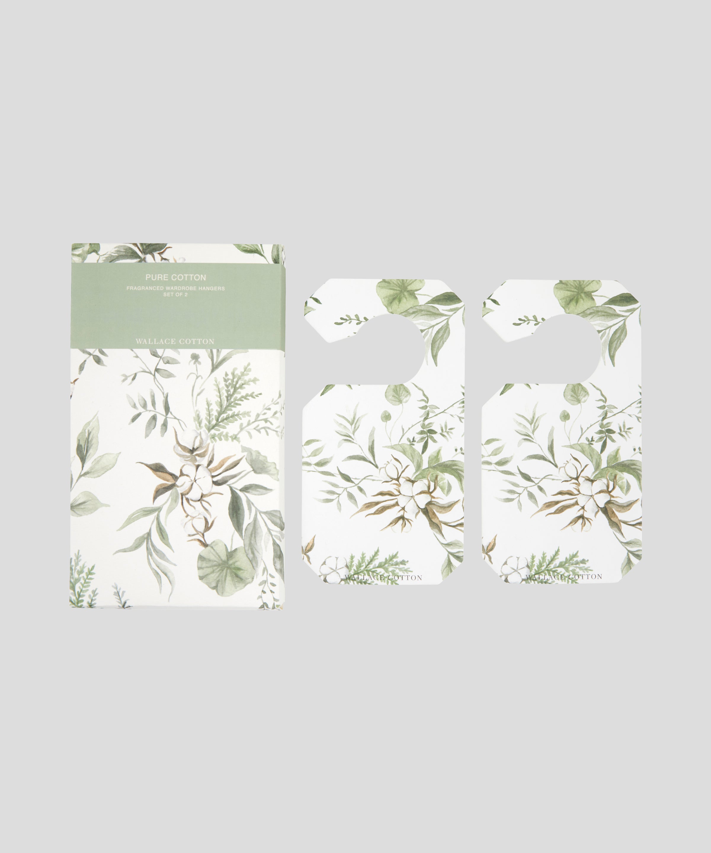 Pure Cotton Wardrobe Hangers Set of 2 | White-3