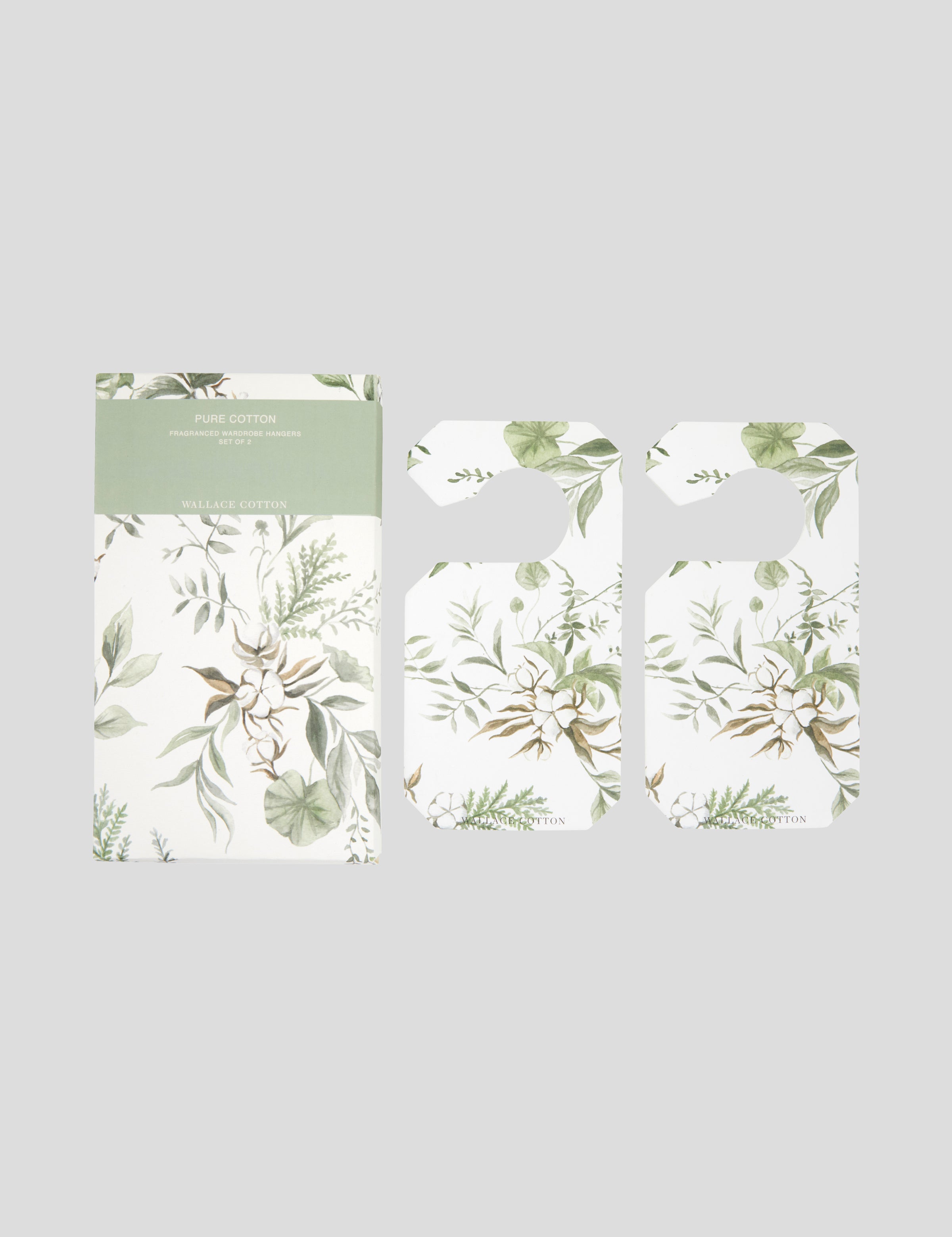 Pure Cotton Wardrobe Hangers Set of 2 | White-3