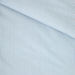 Purity Organic Cotton Duvet Cover Set | Blue Stripe-4