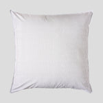 Purity Organic Cotton European Pillowcase | Charcoal Stripe-1