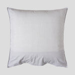 Purity Organic Cotton European Pillowcase | Charcoal Stripe-3