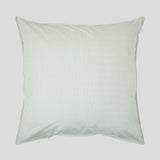 Purity Organic Cotton European Pillowcase | Green Stripe-1