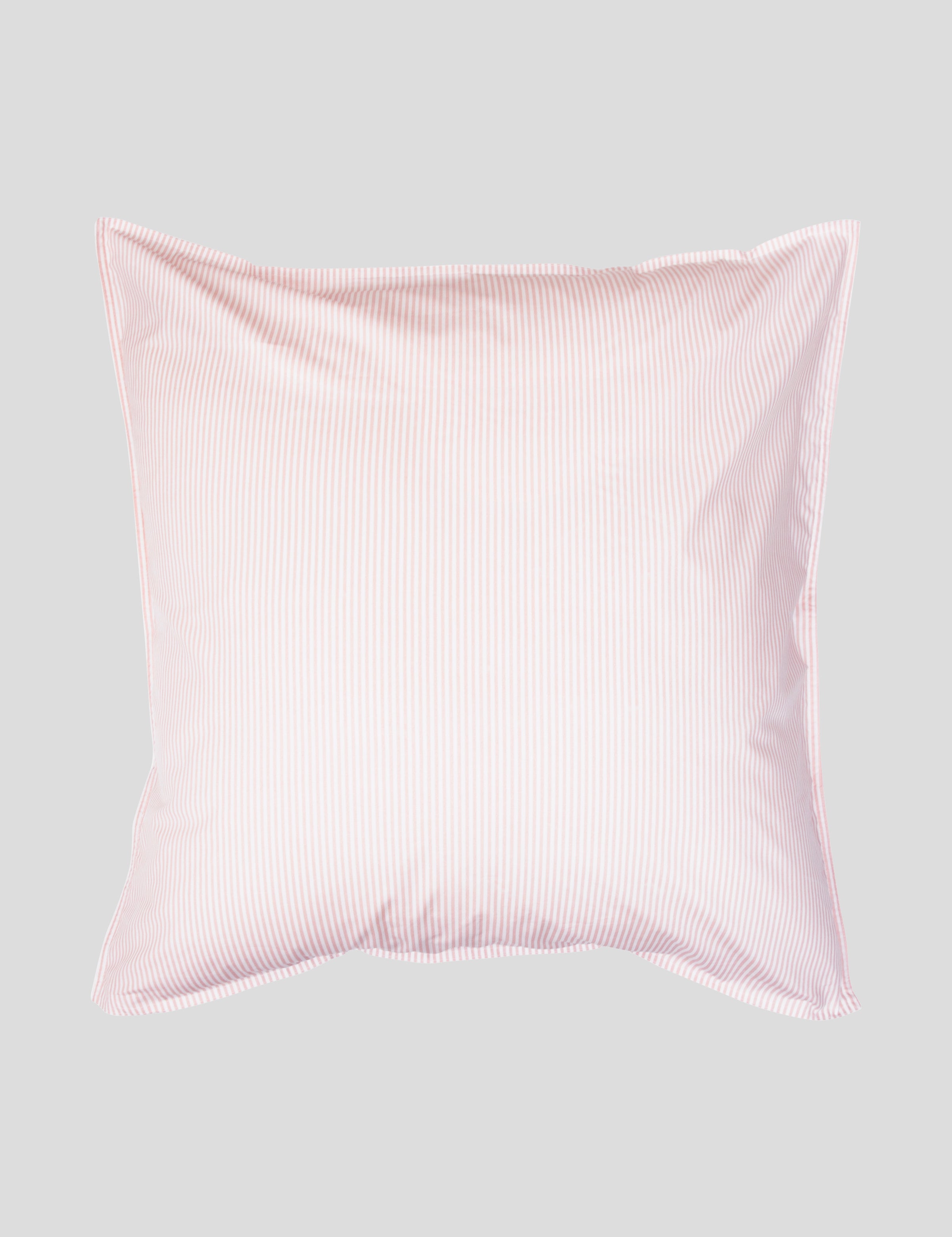 Purity Organic Cotton European Pillowcase | Pink Stripe-1