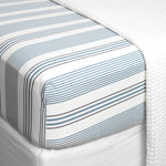 Purity Organic Cotton Fitted Sheet | Stripe-1