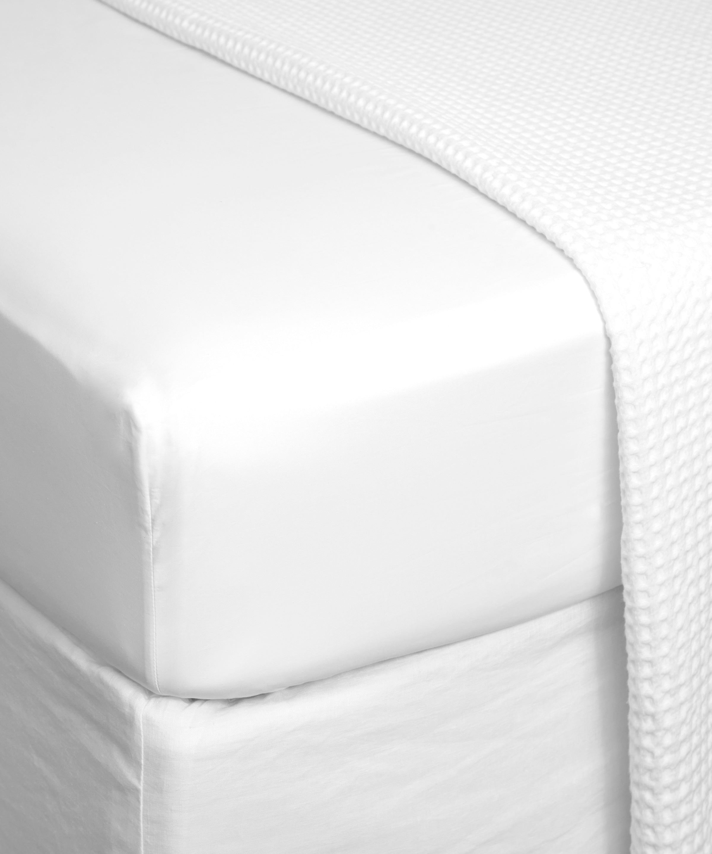 Purity Organic Cotton Fitted Sheet | White-1