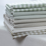 Purity Organic Cotton Gingham Sheet Set | Natural-3