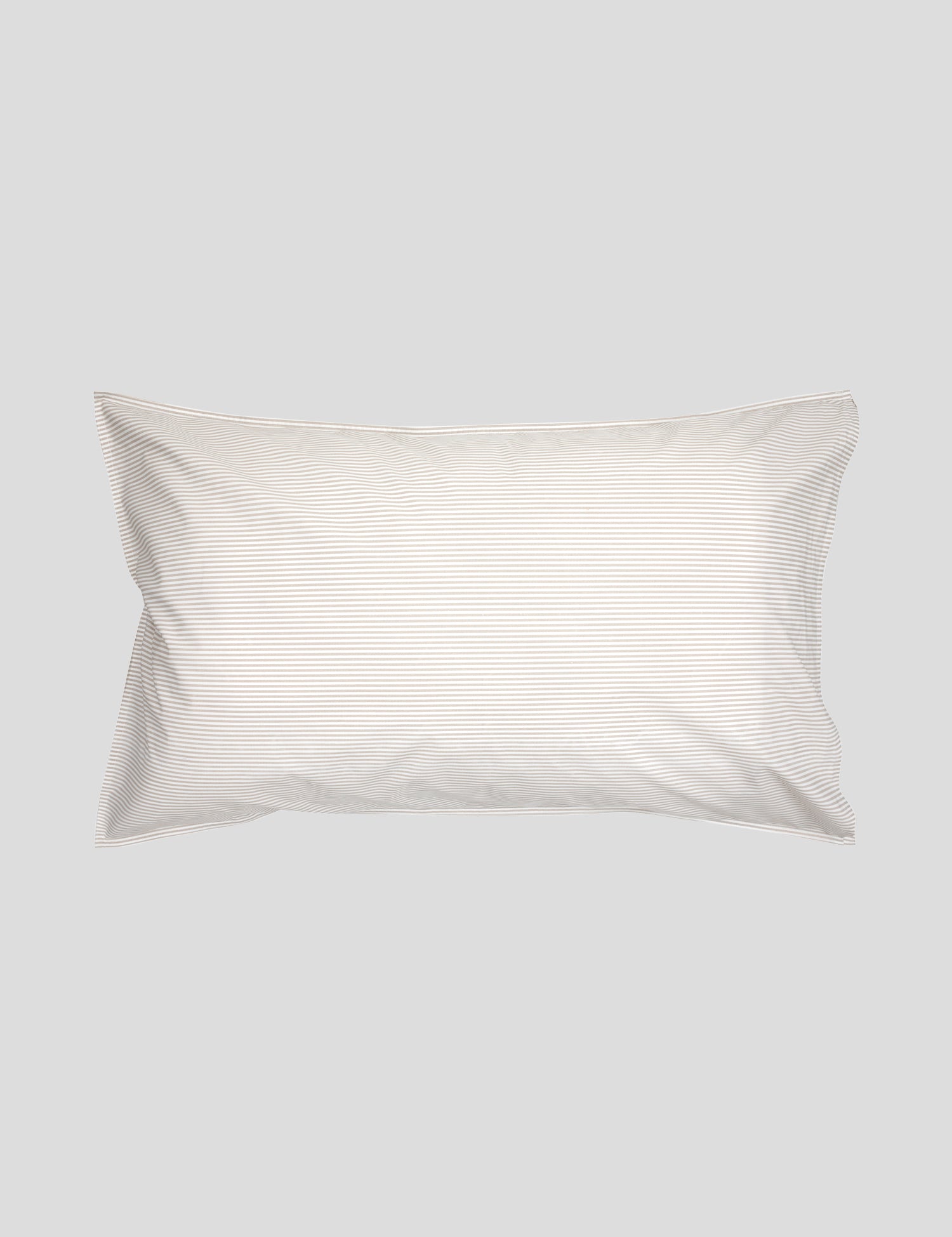 Purity Organic Cotton Lodge Pillowcase Set | Natural Stripe-1