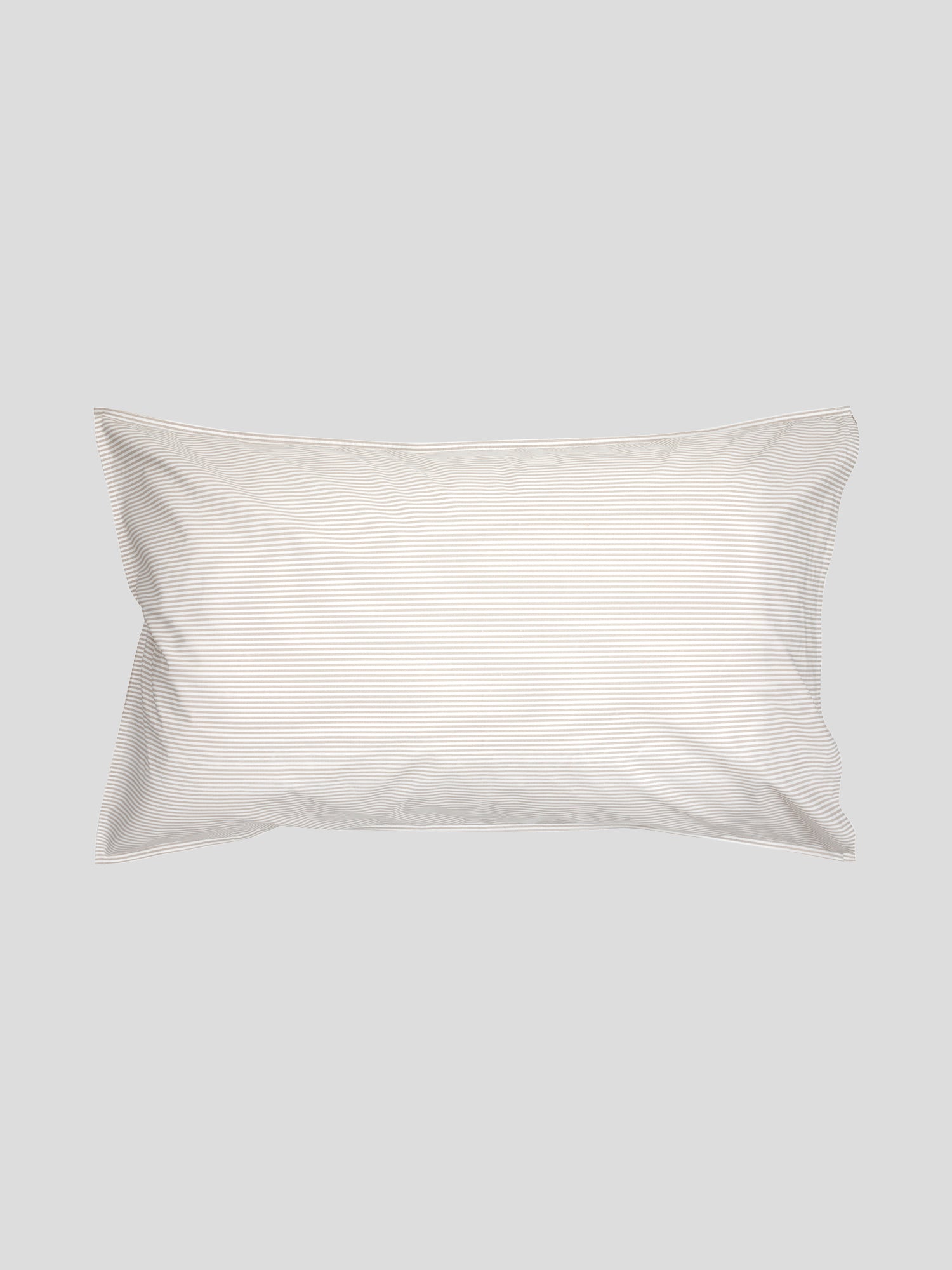 Purity Organic Cotton Lodge Pillowcase Set | Natural Stripe-1