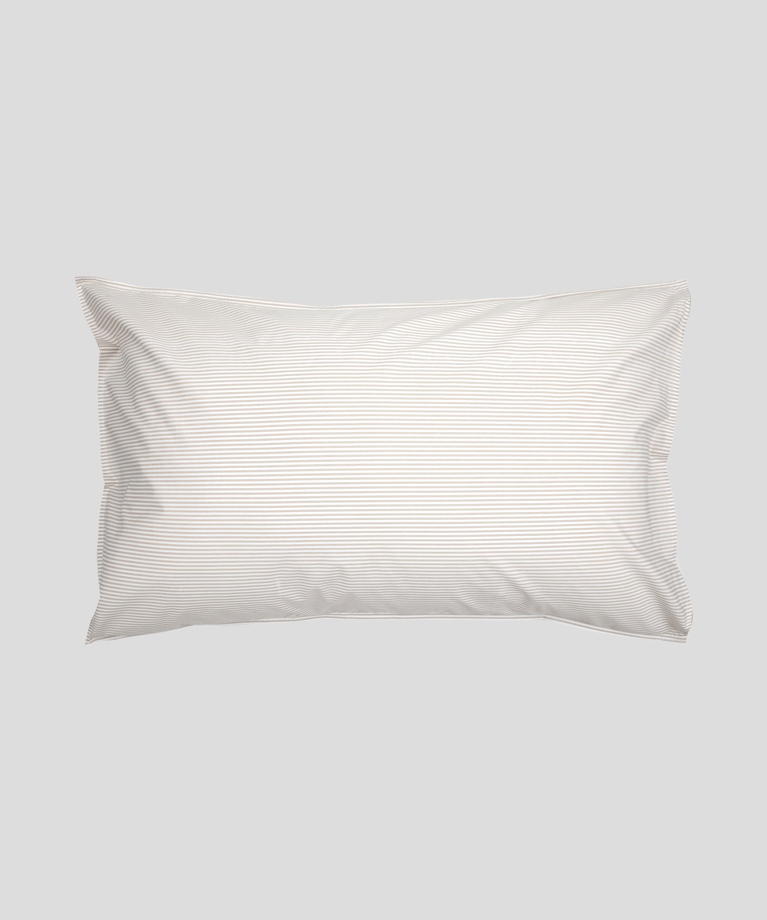 Purity Organic Cotton Lodge Pillowcase Set | Natural Stripe-2