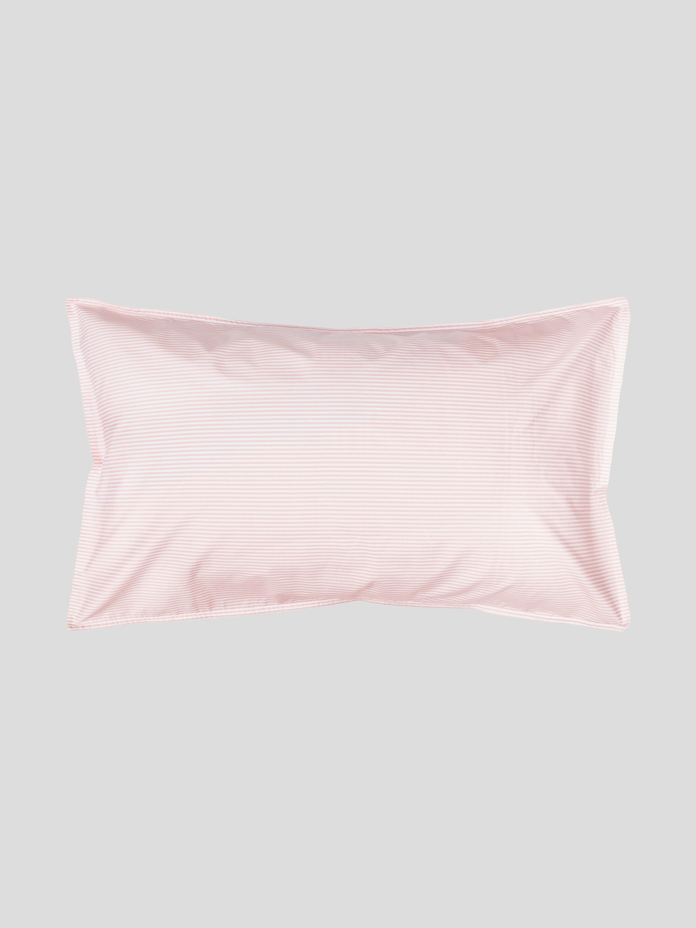 Purity Organic Cotton Lodge Pillowcase Set | Pink Stripe-1